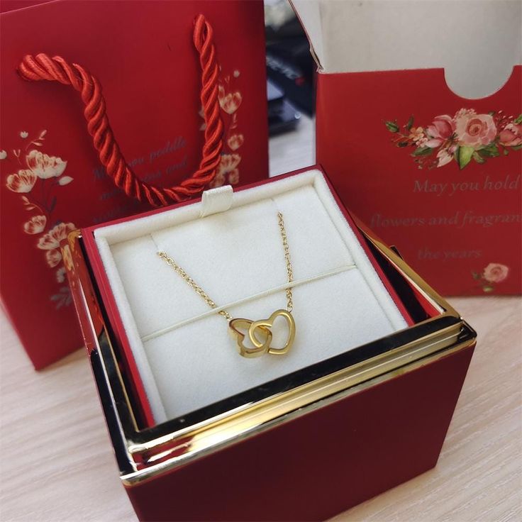Eternal Love Necklace – Engraved Necklace with Real Rose