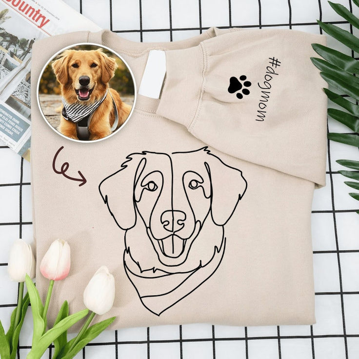 Pet Lover Custom Embroidered Sweatshirt