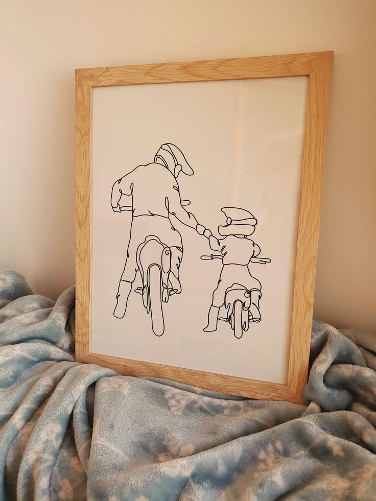 Line Art Portrait Frame