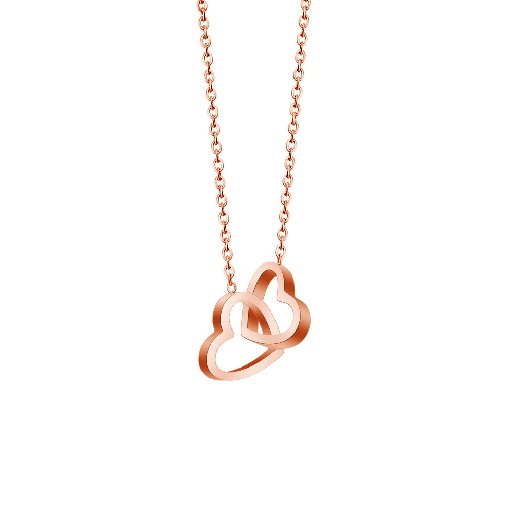 Eternal Love Necklace – Engraved Necklace with Real Rose