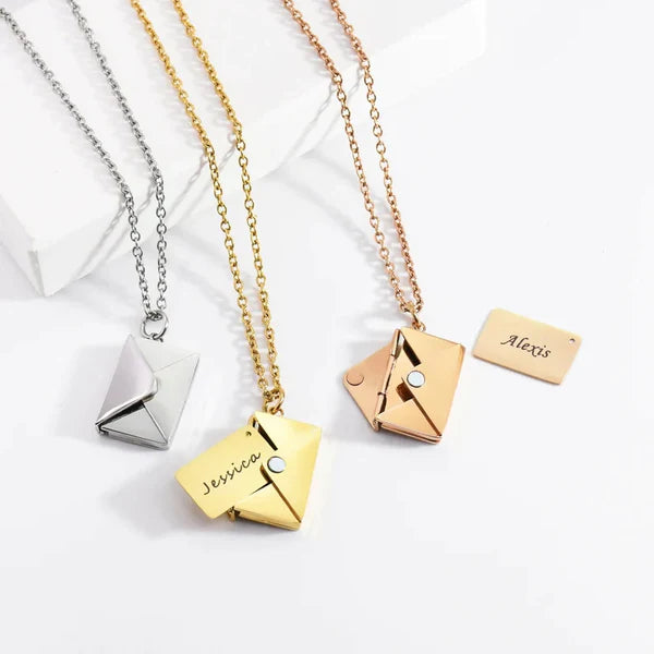 Eternal Message Envelope Necklace