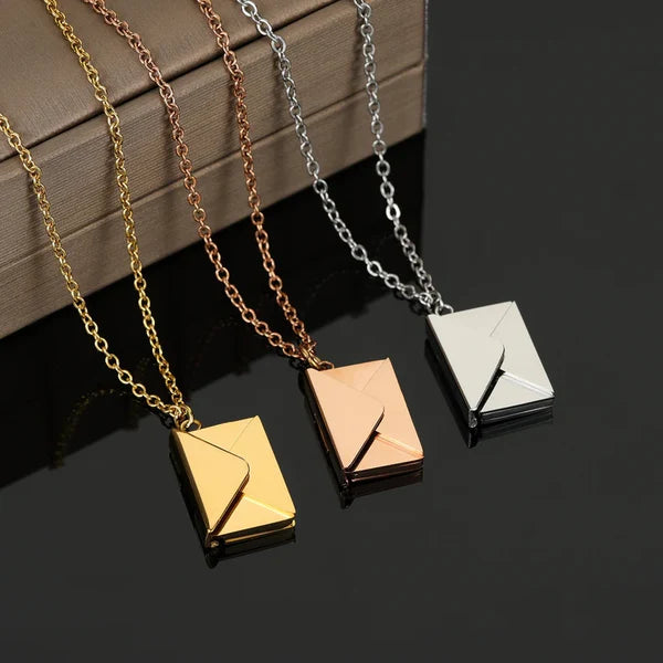Eternal Message Envelope Necklace
