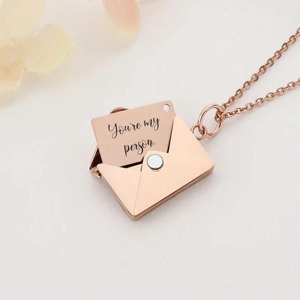 Eternal Message Envelope Necklace