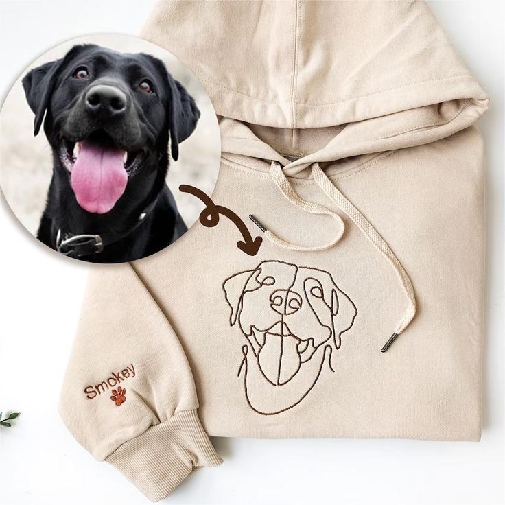 Pet Lover Custom Embroidered Hoodie
