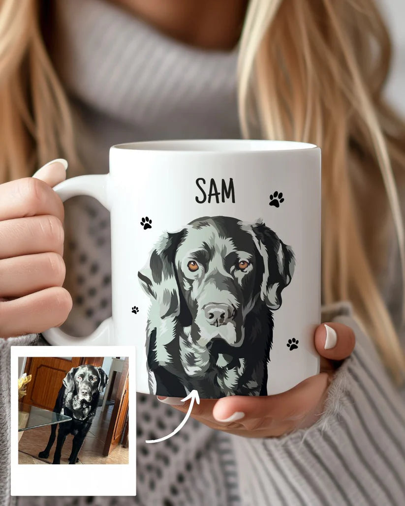 Custom Pet Portrait Mug