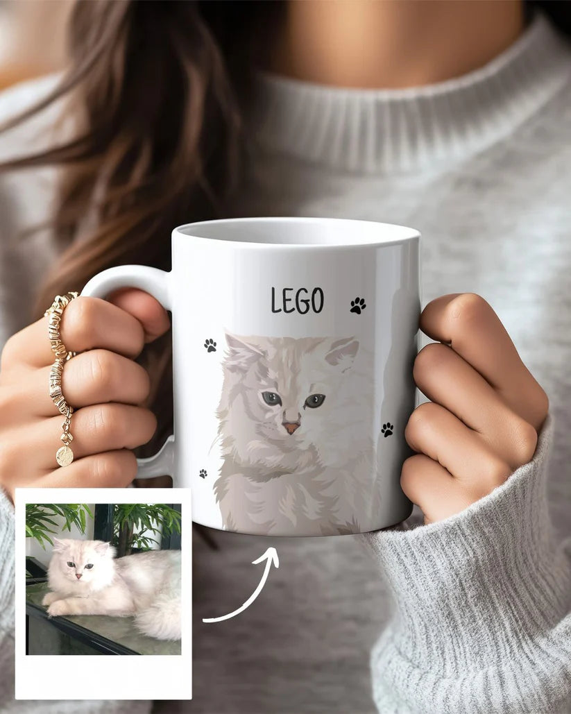 Custom Pet Portrait Mug