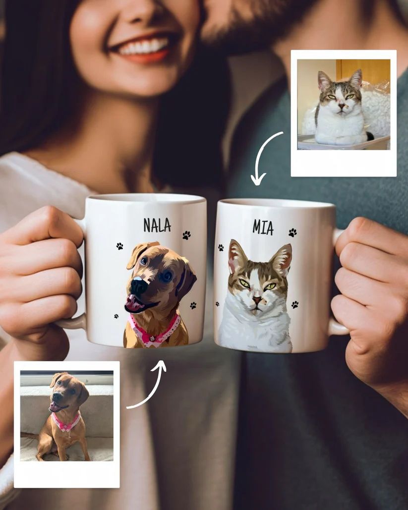 Custom Pet Portrait Mug