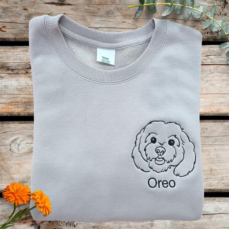 Pet Lover Custom Embroidered Sweatshirt