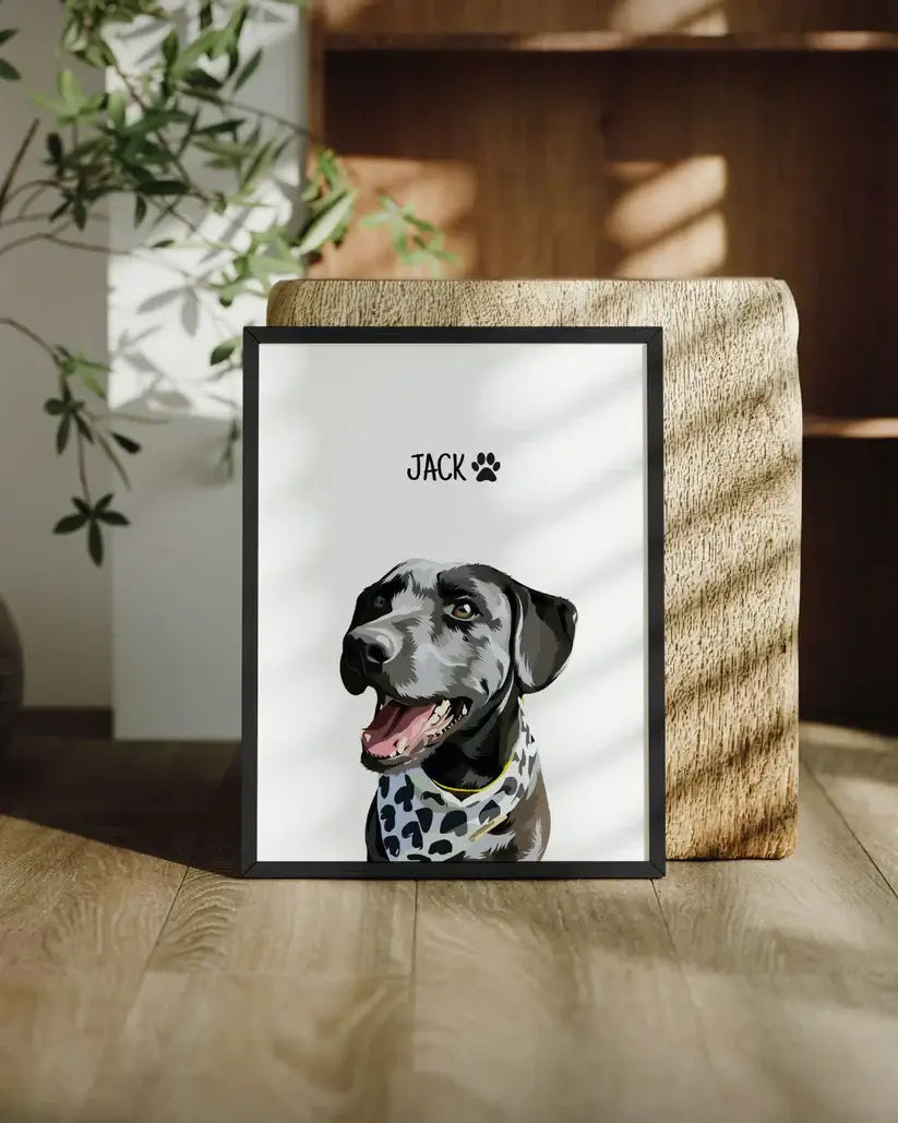 Custom Pet Portrait Frame