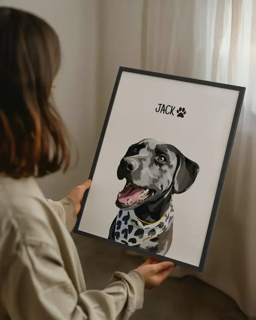 Custom Pet Portrait Frame