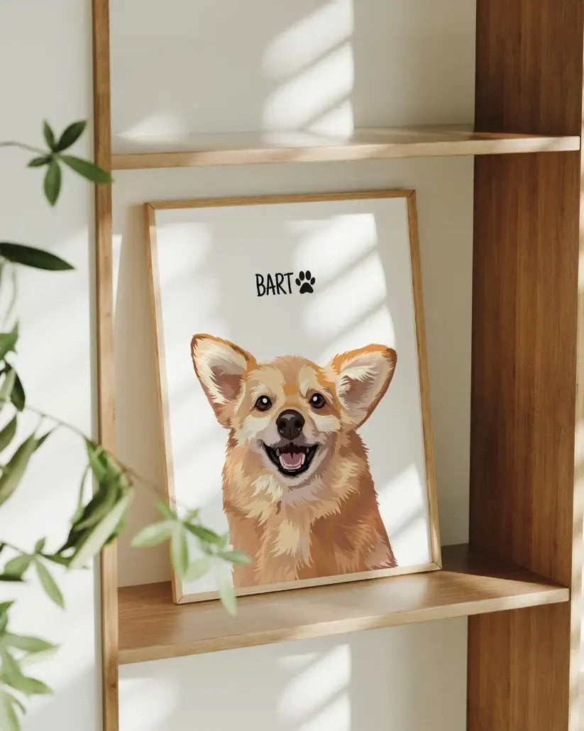 Custom Pet Portrait Frame