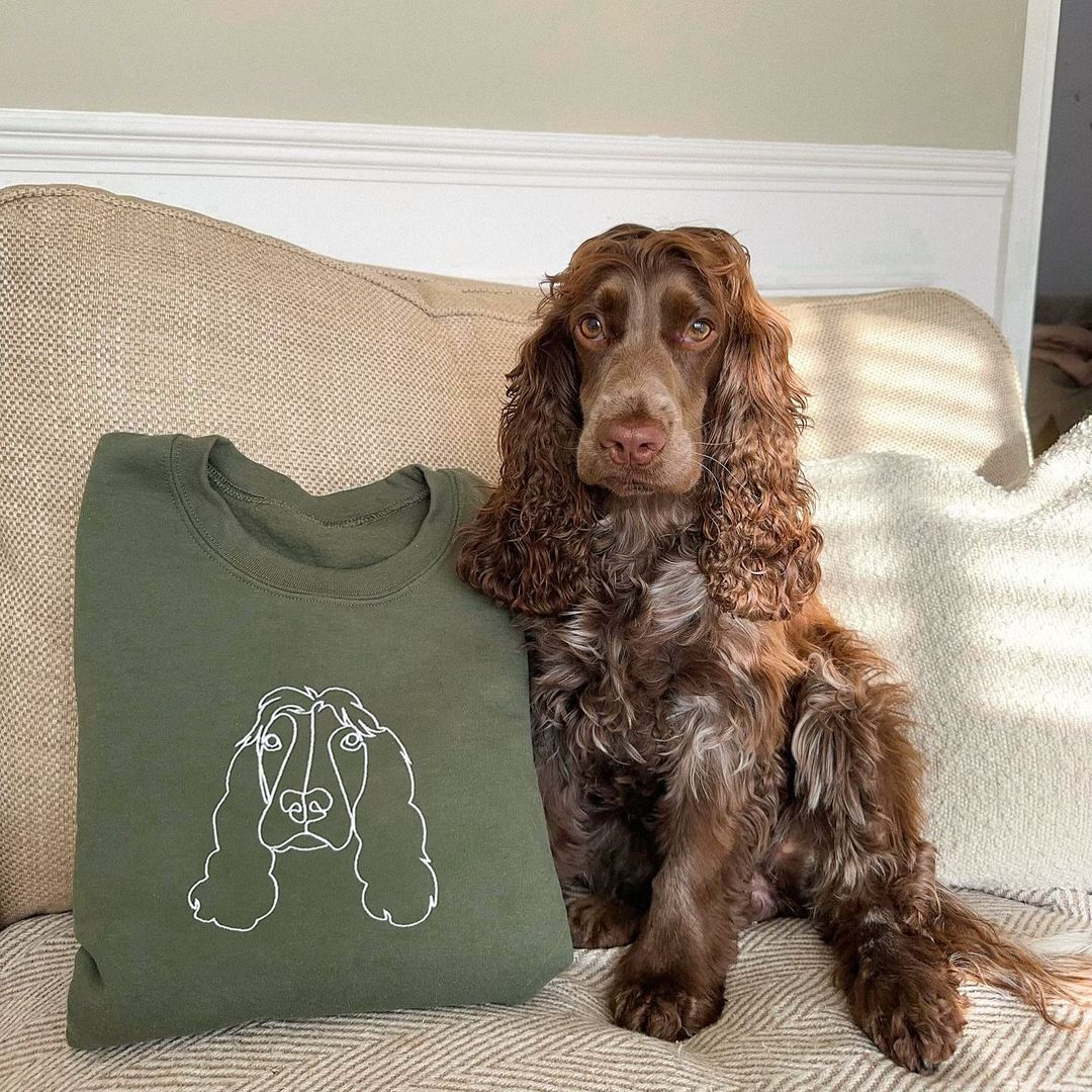 Pet Lover Custom Embroidered Sweatshirt