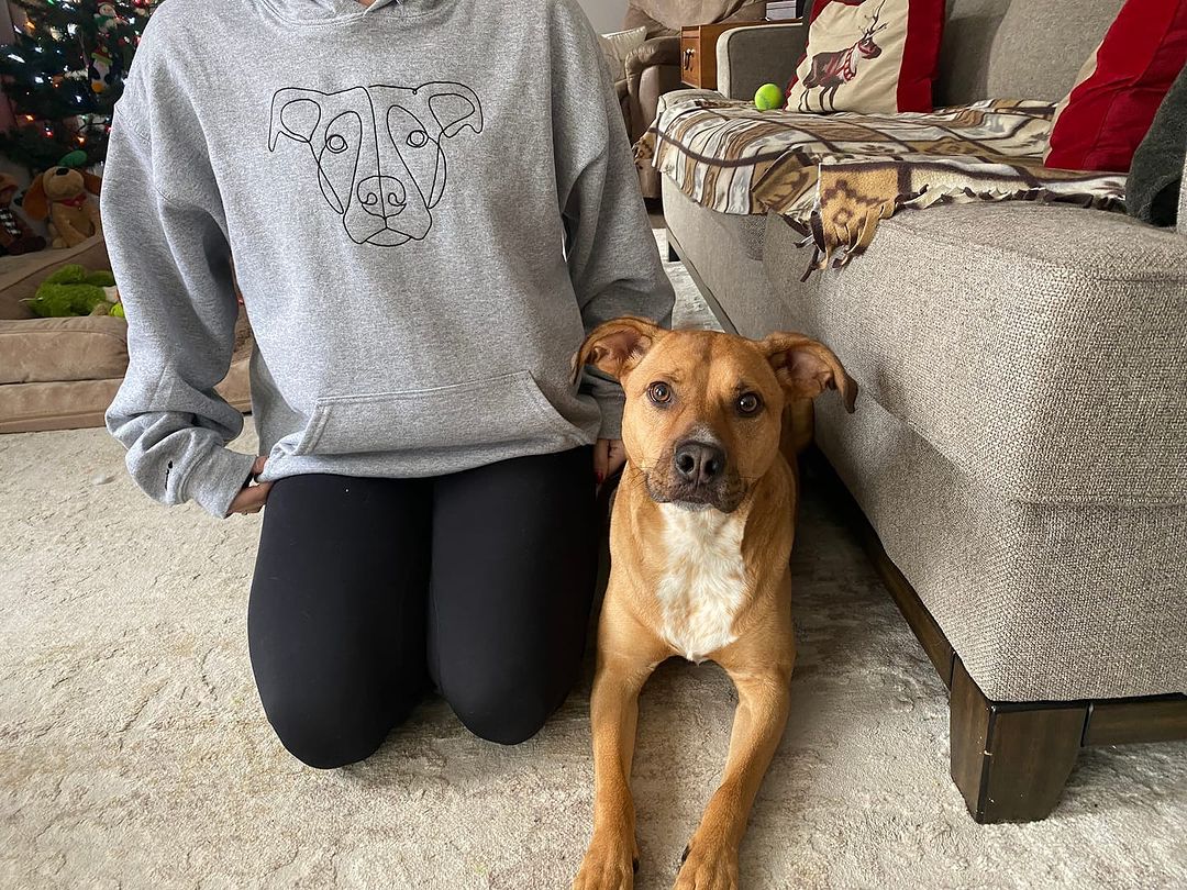 Pet Lover Custom Embroidered Hoodie